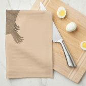 Linge De Cuisine Drôle armadillo joyeux dessin animé (Quart Plié)