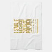 Linge De Cuisine Drôle cadeau d'anniversaire pour les frères de gra (Vertical)