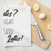 Linge De Cuisine Drôle cadeau, Pilates, Café, Cadeau Ami (Quart Plié)