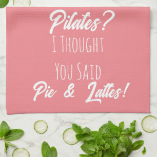 Linge De Cuisine Drôle cadeau, Pilates, Café, Cadeau Ami