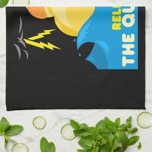 Linge De Cuisine Drôle Canard (Plié)