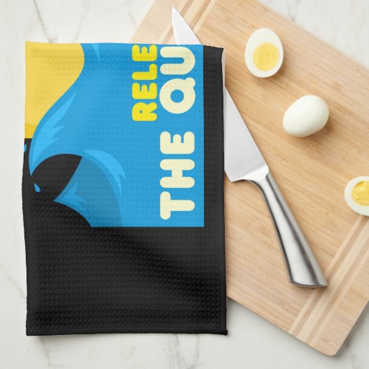 Linge De Cuisine Drôle Canard (Quart Plié)