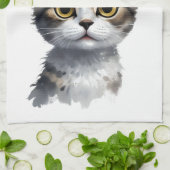Linge De Cuisine Drôle Chat Dit Pas Mon Problème, (Plié)