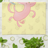 Linge De Cuisine Drôle Chien Chef Taster Géant Éponge Géant Gâteau (Plié)