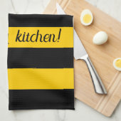 Linge De Cuisine Drôle Citation Abeilles Classic Bumble Bee Stripes (Quart Plié)