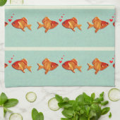 Linge De Cuisine Drôle de poisson (Plié)