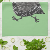 Linge De Cuisine Drôle dessin animé d'oiseau de Guineafowl (Plié)