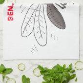 Linge De Cuisine Drôle dessin d'insecte moustique (Plié)