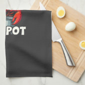 Linge De Cuisine Drôle Dites non à Pot avec le homard de crabe (Quart Plié)