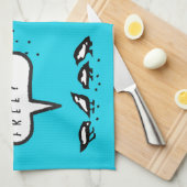 Linge De Cuisine Drôle est cette bande dessinée libre d'oiseaux de (Quart Plié)