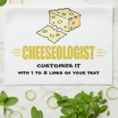 Linge De Cuisine Drôle j'aime le fromage (Plié)