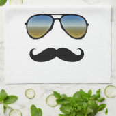 Linge De Cuisine Drôle Lunettes de soleil Retro avec Moustache (Plié)