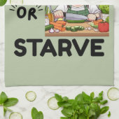 Linge De Cuisine Drôle Mange-Le Ou Faim (Plié)