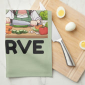 Linge De Cuisine Drôle Mange-Le Ou Faim (Quart Plié)