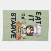 Linge De Cuisine Drôle Mange-Le Ou Faim (Horizontal)