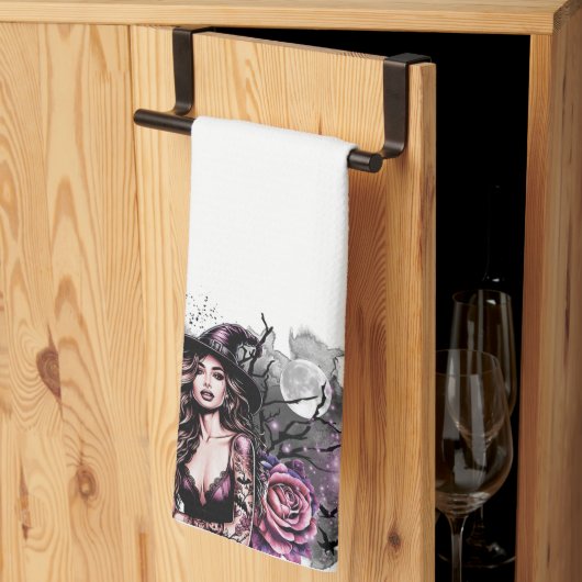 Linge De Cuisine Drôle mauvaise sorcière énergie (Pliage en tiers)