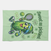 Linge De Cuisine Drôle mignon sucré comme chatons Pickleball (Horizontal)