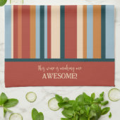 Linge De Cuisine Drôle Moderne Grille Citation De Vin Personnalisé (Plié)