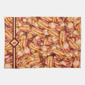 Linge De Cuisine Drôle Monogram Bacon Gag Cadeau  (Horizontal)