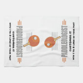 Linge De Cuisine Drôle Ping Pong (Horizontal)