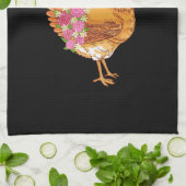 Linge De Cuisine Drôle poulet (Plié)