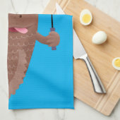 Linge De Cuisine Drôle sauter boudskipper poisson dessin animé (Quart Plié)