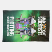 Linge De Cuisine Drôle scientifique de chat fou qui pillent la domi (Horizontal)