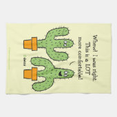 Linge De Cuisine Drôle Southwest Desert Cactus Cartoon Kitchen (Horizontal)