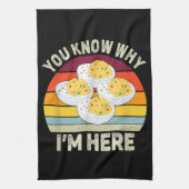 Linge De Cuisine Drôle Thanksgiving OEufs Dévilés Vous savez pourqu (Vertical)