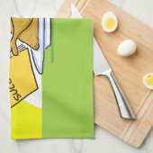 Linge De Cuisine Drôle Thanksgiving Roast Turquie Cartoon Kitchen (Quart Plié)