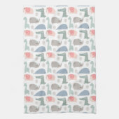 Linge De Cuisine Drôle Visage mignon Doodle Motif animal (Vertical)