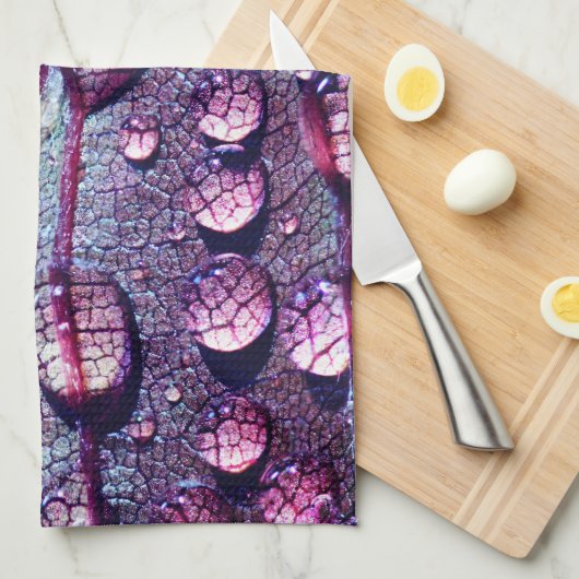 Linge De Cuisine Droplets d'eau (Quart Plié)