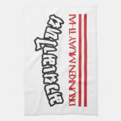 Linge De Cuisine Drunken Muay Thai (Vertical)