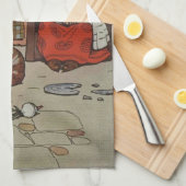 Linge De Cuisine Duchesse et bébé pleurant (Quart Plié)