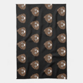 Linge De Cuisine Dunette Brown idiote folle Emoji (Vertical)