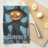 Linge De Cuisine Duo Citrouille éffrayant d'Halloween (Quart Plié)