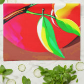 Linge De Cuisine Duo de Cerises Vibrantes (Plié)