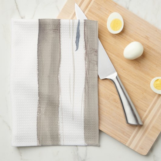 Linge De Cuisine Duo Tone Trees II (Quart Plié)