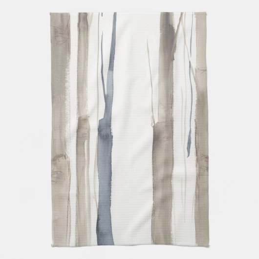 Linge De Cuisine Duo Tone Trees II (Vertical)