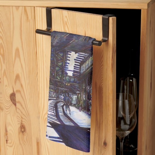 Linge De Cuisine Dusting the Piano (Pliage en tiers)