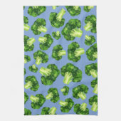 Linge De Cuisine Dusty Blue & Broccoli (Vertical)