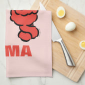 Linge De Cuisine E est pour Elmo | Ajouter Votre Nom (Quart Plié)