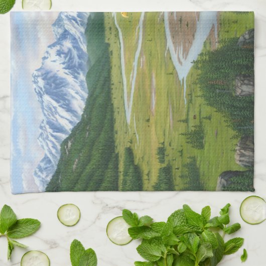 Linge De Cuisine Eagle chauve (Plié)