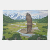 Linge De Cuisine Eagle chauve (Horizontal)