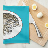 Linge De Cuisine Eagle hurle (Quart Plié)