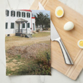 Linge De Cuisine East Point Lighthouse, New Jersey Tea Towel (Quart Plié)