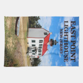 Linge De Cuisine East Point Lighthouse, New Jersey Tea Towel (Horizontal)