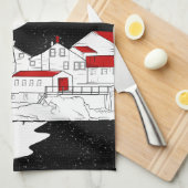 Linge De Cuisine East Quoddy Head Phare plat (Quart Plié)