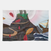 Linge De Cuisine Easter Island Adventure (Horizontal)