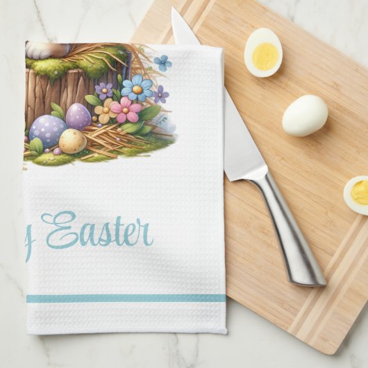 Linge De Cuisine Easter Kitchen Towel  (Quart Plié)